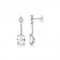 Sterling Silver White Stone Earrings H2177 - 051 - 14Thomas Sabo Sterling SilverH2177 - 051 - 14