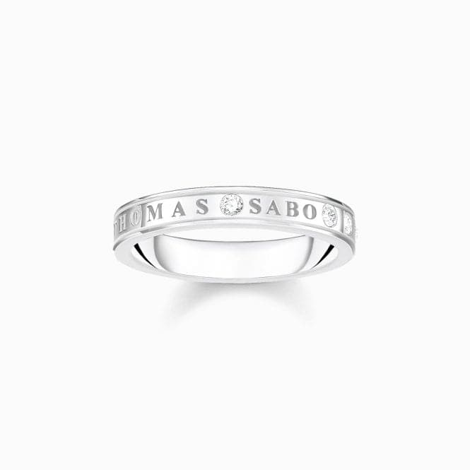 Sterling Silver White Stones Band Ring TR2253 - 051 - 14Thomas Sabo Sterling SilverTR2253 - 051 - 14 - 60