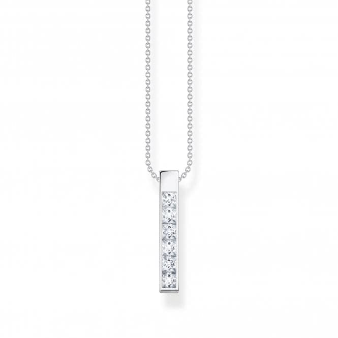 Sterling Silver White Stones Necklace KE2113 - 051 - 14 - L45VThomas Sabo Sterling SilverKE2113 - 051 - 14