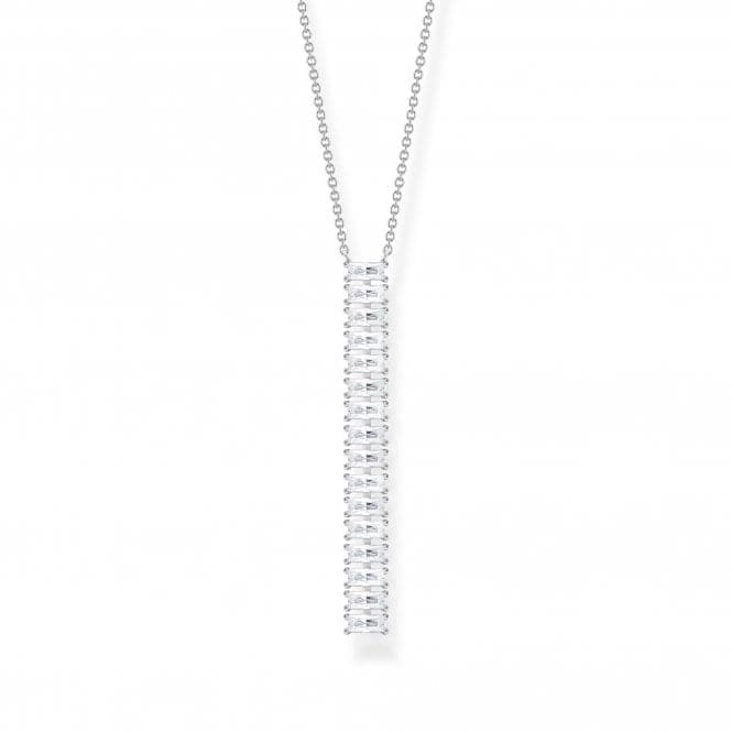 Sterling Silver White Stones Necklace KE2117 - 051 - 14 - L45VThomas Sabo Sterling SilverKE2117 - 051 - 14