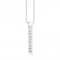 Sterling Silver White Stones Necklace KE2146 - 051 - 14 - L45VThomas Sabo Sterling SilverKE2146 - 051 - 14