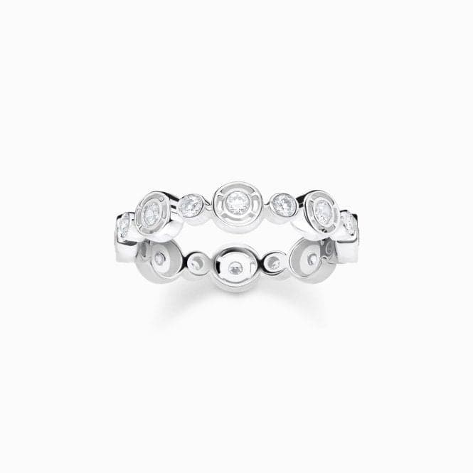 Sterling Silver White Stones Ring TR2256 - 051 - 14Thomas Sabo Sterling SilverTR2256 - 051 - 14 - 56