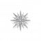 Sterling Silver White Stones Star Brooch X0281 - 822 - 14Thomas Sabo Sterling SilverX0281 - 822 - 14