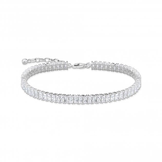 Sterling Silver White Tennis Bracelet A2030 - 051 - 14 - L19VThomas Sabo Sterling SilverA2030 - 051 - 14