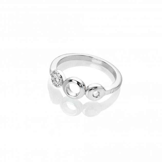 Sterling Silver White Topaz Balance Ring DR243Hot DiamondsDR243/L