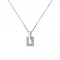 Sterling Silver White Topaz Echo Pendant DP898Hot DiamondsDP898
