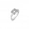 Sterling Silver White Topaz Echo Ring DR240Hot DiamondsDR240/L