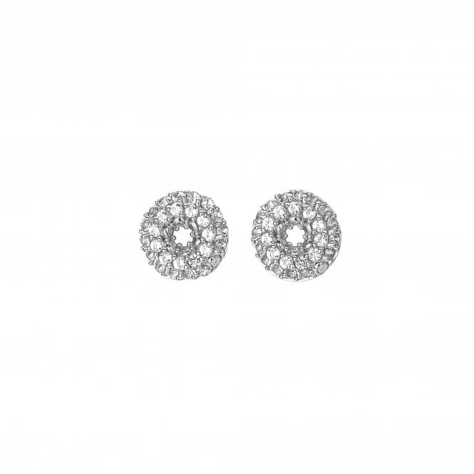 Sterling Silver White Topaz Forever Earrings DE724Hot DiamondsDE724