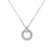 Sterling Silver White Topaz Forever Pendant DP901Hot DiamondsDP901