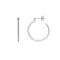 Sterling Silver White Topaz Hoop Small Earrings DE623Hot DiamondsDE623