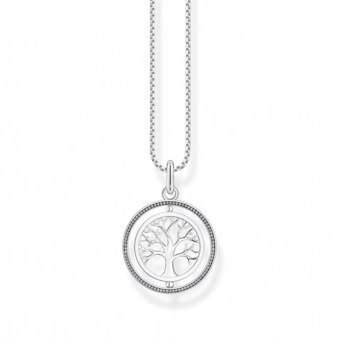 Sterling Silver White Tree Of Love Necklace KE2148 - 643 - 14 - L45VThomas Sabo Sterling SilverKE2148 - 643 - 14