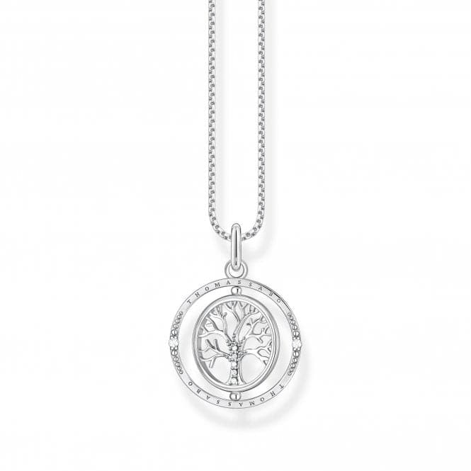 Sterling Silver White Tree Of Love Necklace KE2148 - 643 - 14 - L45VThomas Sabo Sterling SilverKE2148 - 643 - 14