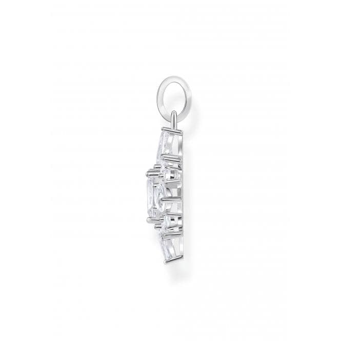 Sterling Silver White Zirconia Stones Pendant PE963 - 051 - 14Thomas Sabo Sterling SilverPE963 - 051 - 14