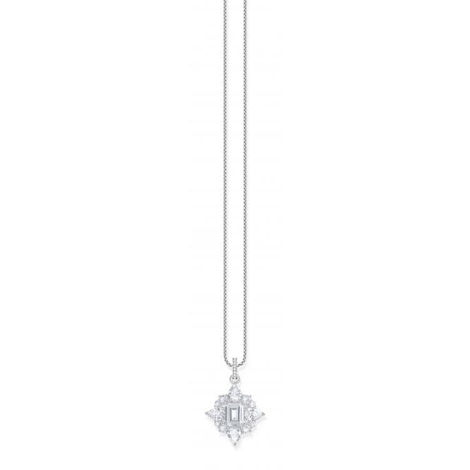 Sterling Silver White Zirconia Stones Pendant PE963 - 051 - 14Thomas Sabo Sterling SilverPE963 - 051 - 14