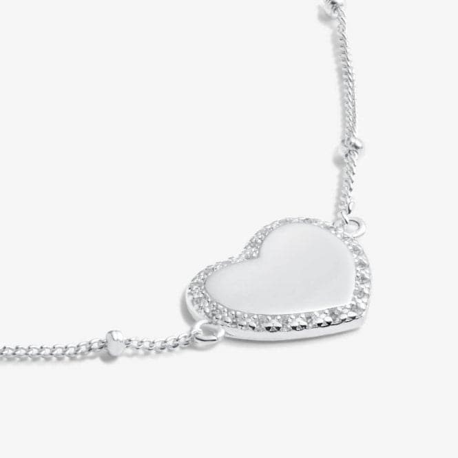 Sterling Silver Wonderful Mum Heart Pave 16cm + 3cm Bracelet JJS0003Joma JewelleryJJS0003