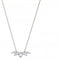 Sterling Silver Zirconia Marquise Row Necklace N4357CBeginningsN4357C