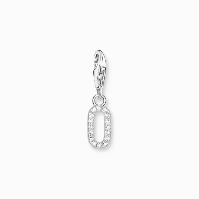 Sterling Silver Zirconia Number 0 Charm 2124 - 051 - 21Thomas Sabo Charm Club Charmista2124 - 051 - 21