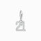Sterling Silver Zirconia Number 21 Charm 2135 - 051 - 21Thomas Sabo Charm Club Charmista2135 - 051 - 21