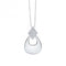 Sterling Silver Zirconia Prism and Open Teardrop Pendant P5414CFiorelli SilverP5414C