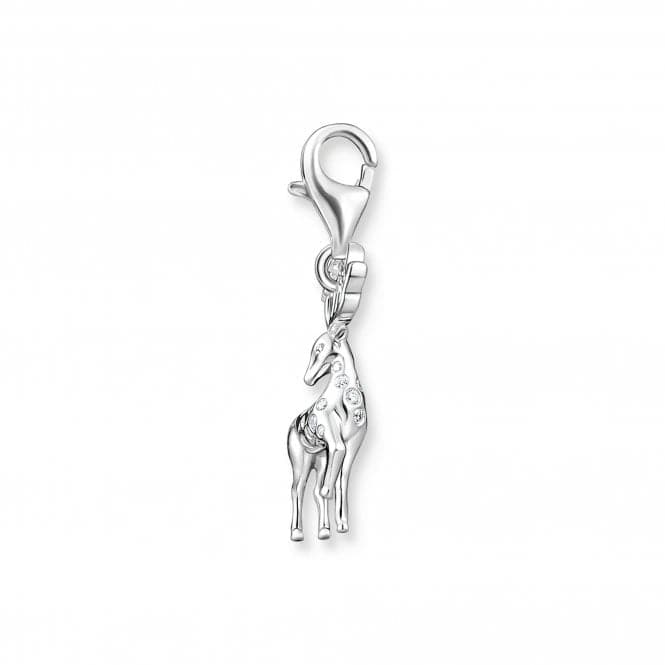 Sterling Silver Zirconia White Deer Charm 1910 - 051 - 14Thomas Sabo Charm Club1910 - 051 - 14