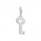 Sterling Silver Zirconia White Key Charm 0010 - 051 - 14Thomas Sabo Charm Club0010 - 051 - 14