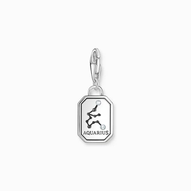 Sterling Silver Zirconia Zodiac Sign Aquarius Charm 2143 - 643 - 21Thomas Sabo Charm Club Charmista2143 - 643 - 21