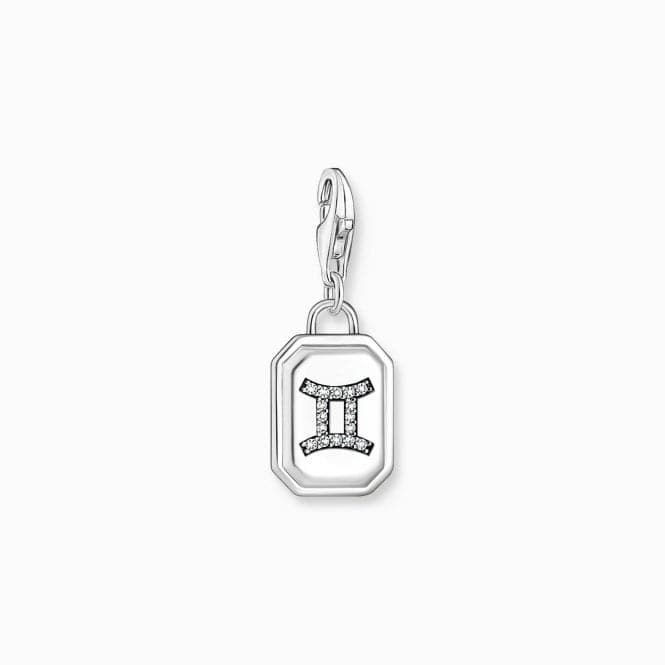 Sterling Silver Zirconia Zodiac Sign Gemini Charm 2145 - 643 - 21Thomas Sabo Charm Club Charmista2145 - 643 - 21