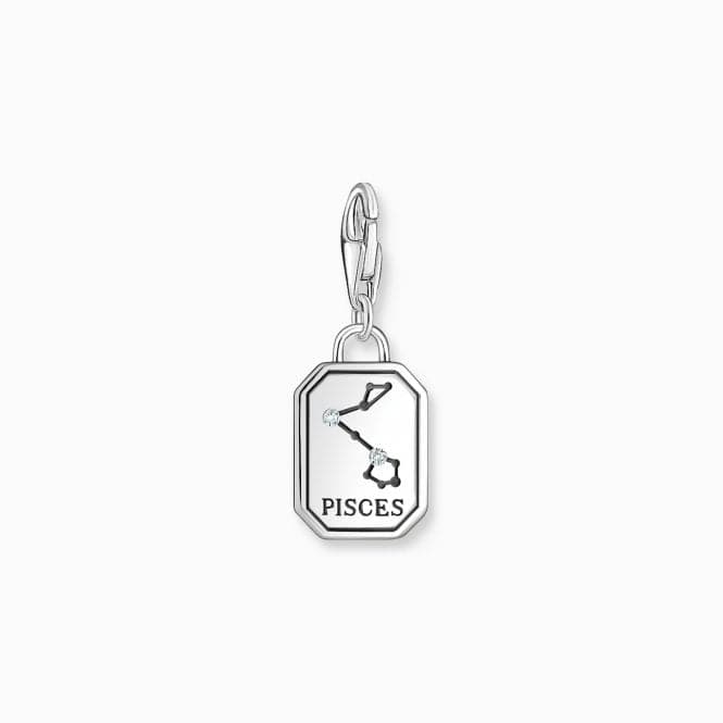 Sterling Silver Zirconia Zodiac Sign Pisces Charm 2142 - 643 - 21Thomas Sabo Charm Club Charmista2142 - 643 - 21