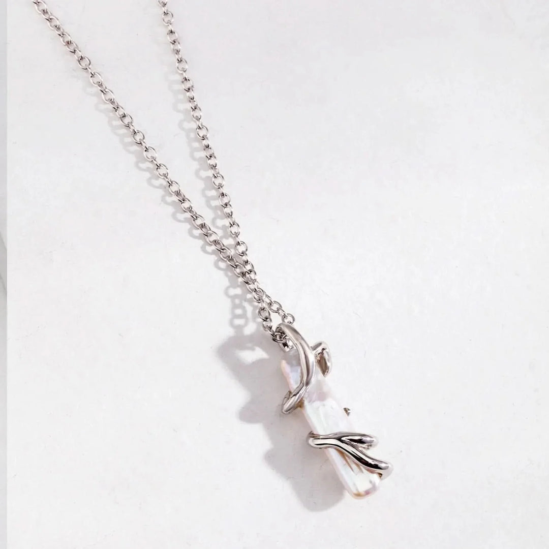 Stick Baroque Pearl Necklace