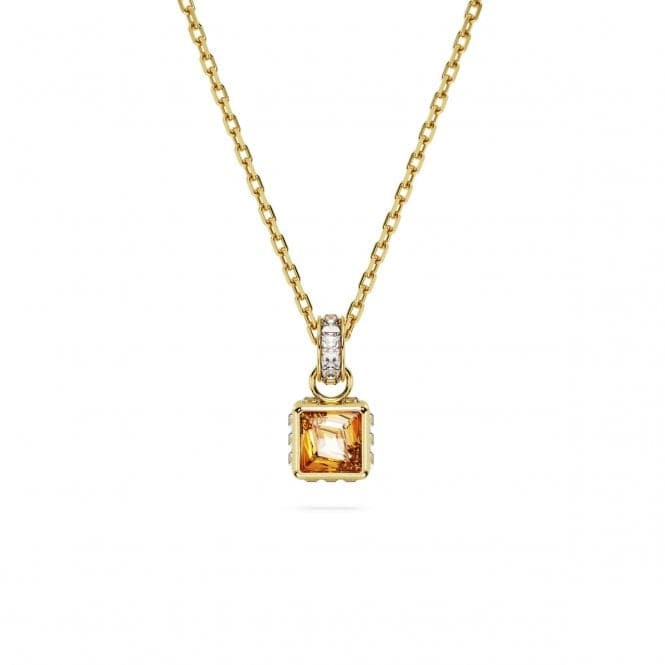 Stilla Gold - Tone Plated Yellow Square Cut Pendant 5648749Swarovski5648749