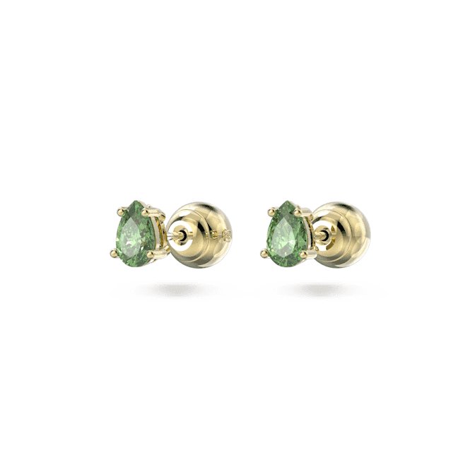 Stilla Stud Cut Green Gold - tone Plated Earrings 5639120Swarovski5639120