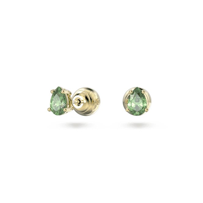 Stilla Stud Cut Green Gold - tone Plated Earrings 5639120Swarovski5639120