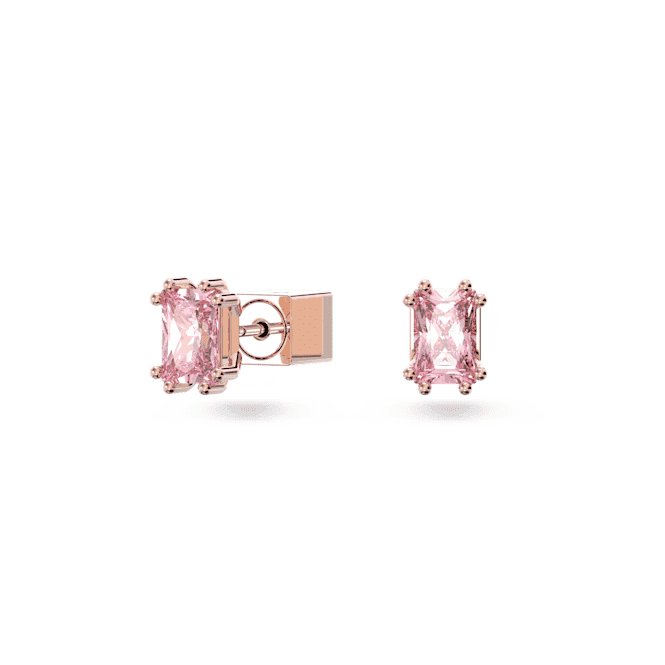 Stilla Stud Pink Rose Gold - tone Plated Earrings 5639136Swarovski5639136