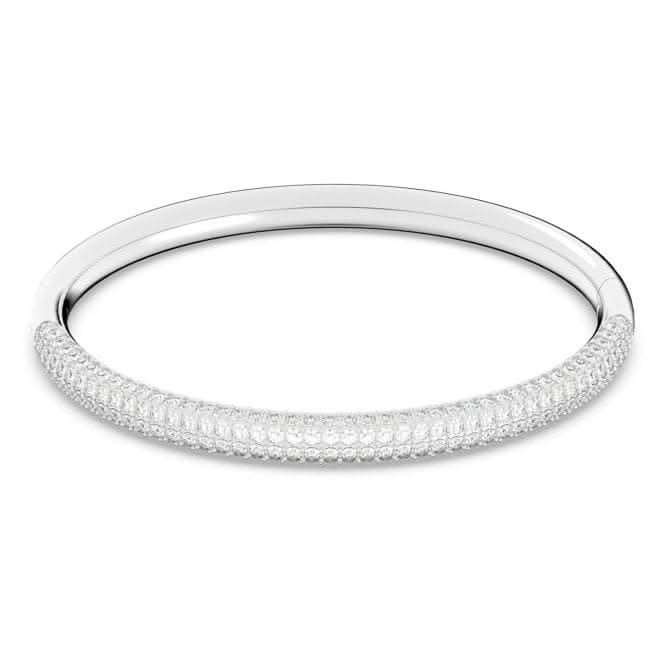 Stone White Rhodium Plated BangleSwarovski5032845