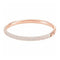 Stone White Rose Gold - tone Plated BangleSwarovski5032849