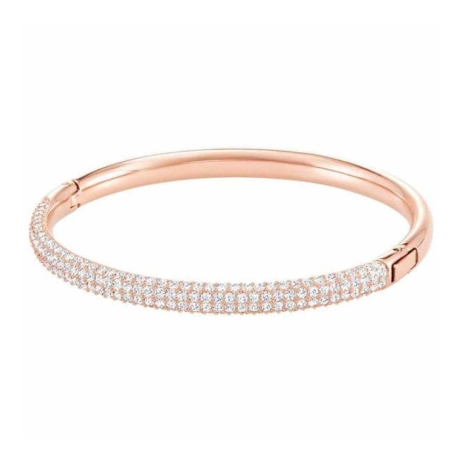 Stone White Rose Gold - tone Plated BangleSwarovski5032849