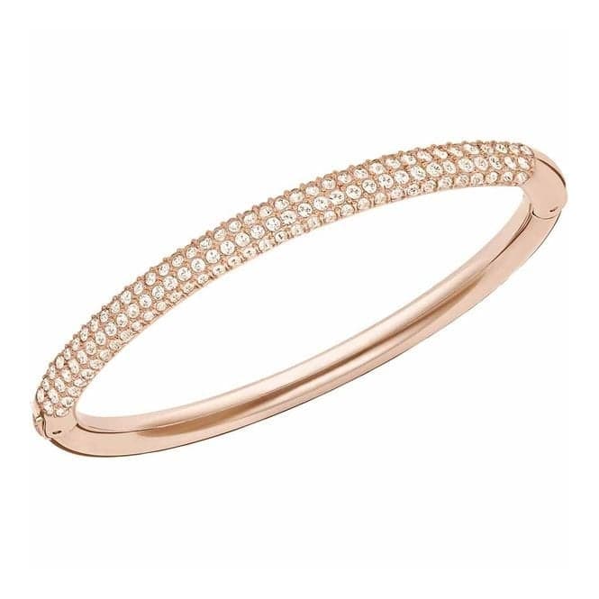 Stone White Rose Gold - tone Plated BangleSwarovski5032849