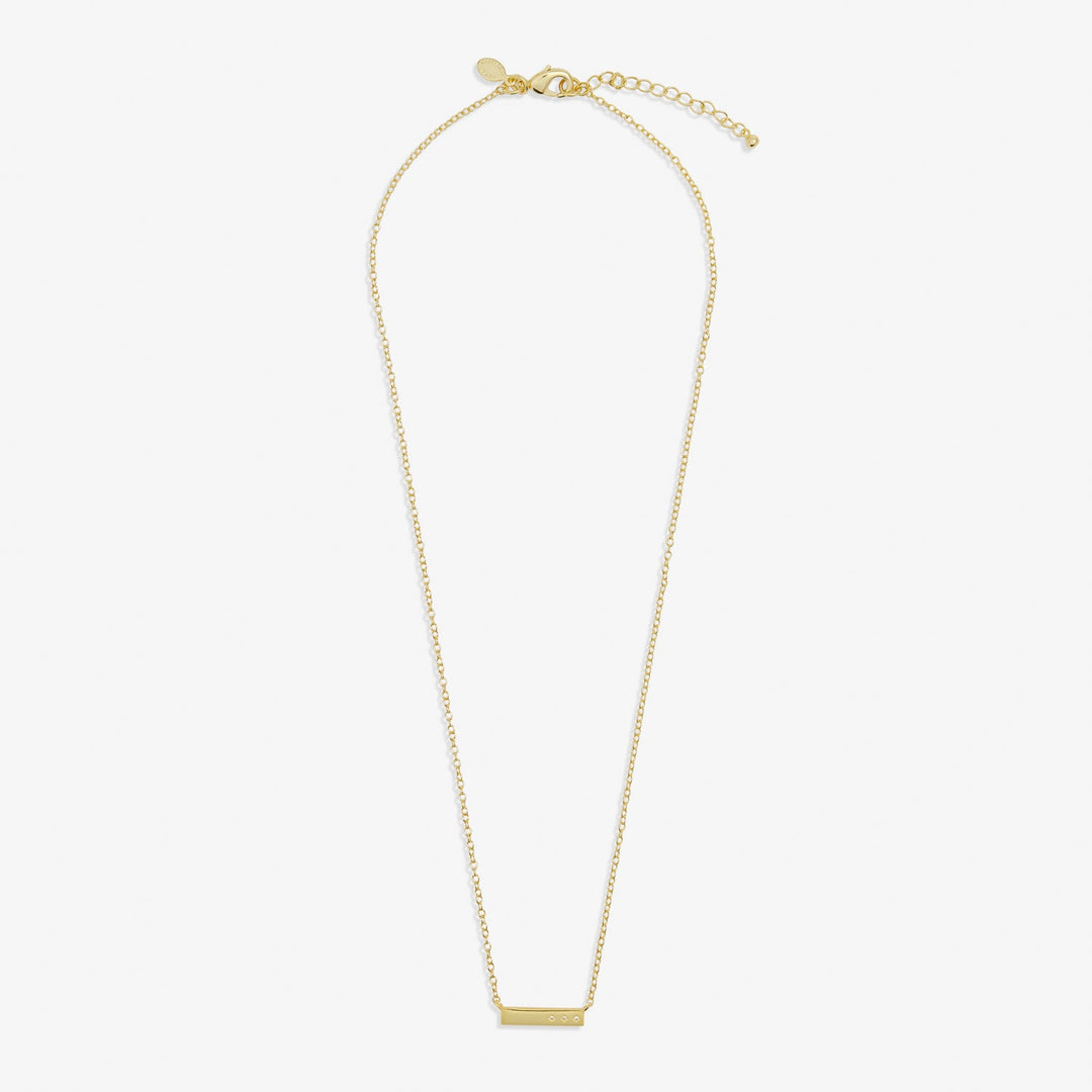 Style Stories Bar Gold Plated Necklace 7726Joma Jewellery7726