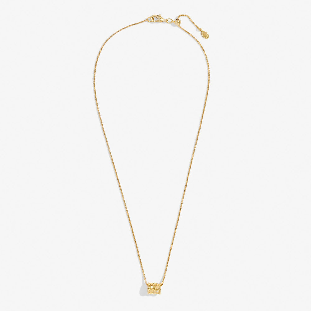 Style Stories Barrel Gold Plated Necklace 8447Joma Jewellery8447