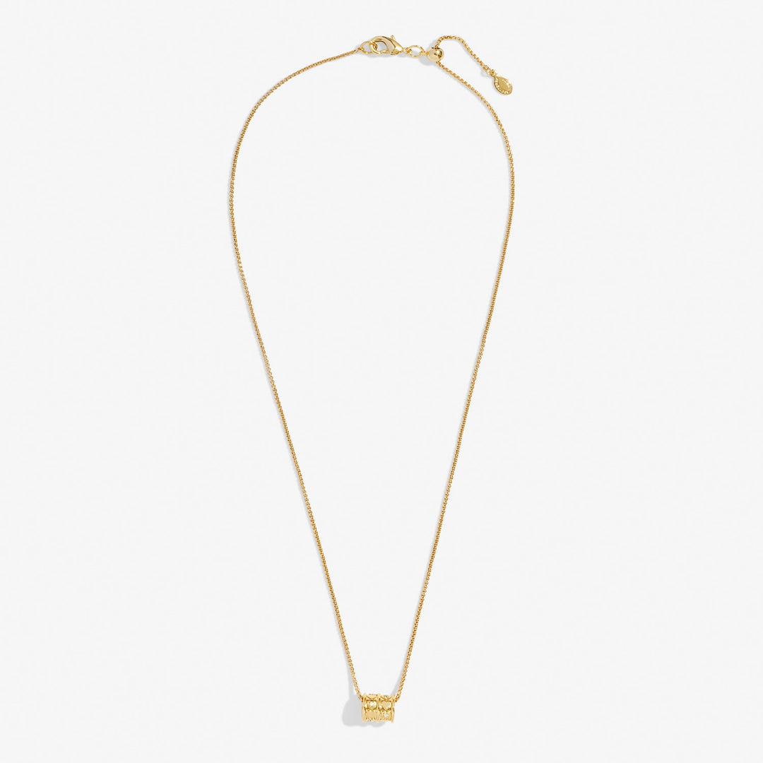 Style Stories Barrel Gold Plated Necklace 8447Joma Jewellery8447