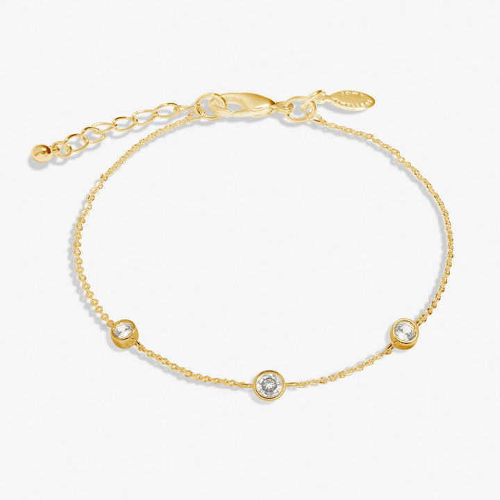 Style Stories Cubic Zirconia Gold Plated Bracelet 7729Joma Jewellery7729