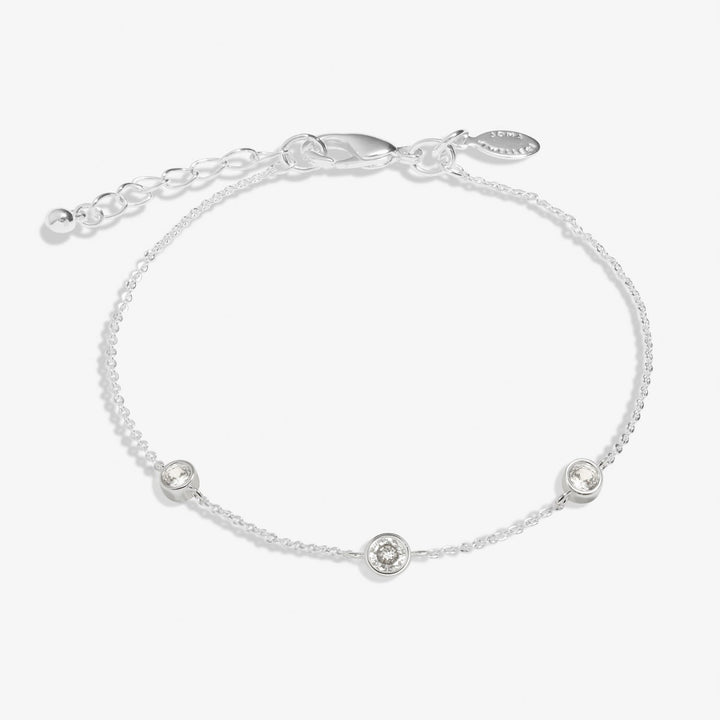 Style Stories Cubic Zirconia Silver Plated Bracelet 7723Joma Jewellery7723