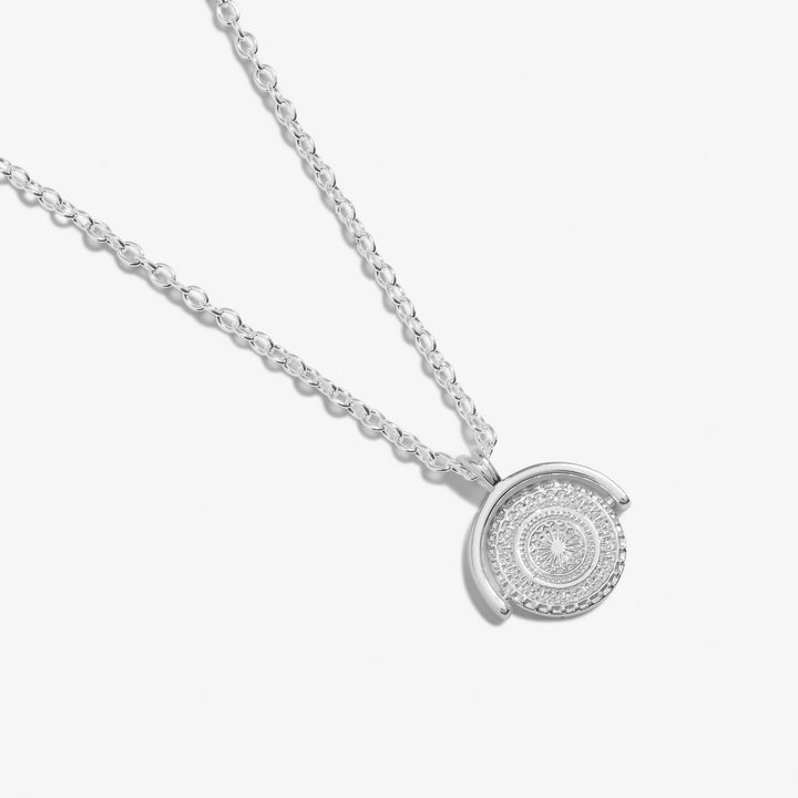 Style Stories Spinning Coin Silver Plated Necklace 7722Joma Jewellery7722