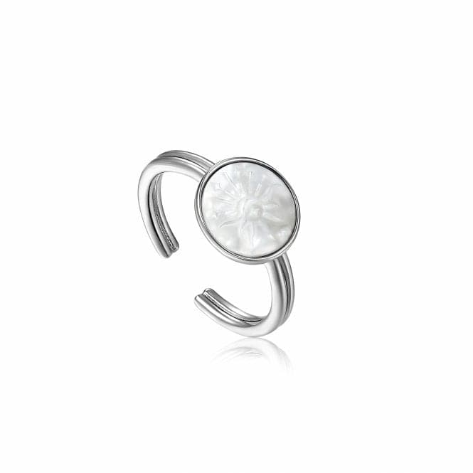 Sunbeam Emblem Silver Adjustable Ring R030 - 05HAnia HaieR030 - 05H