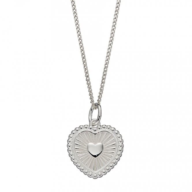 Sunray Texture Heart Pendant P4969BeginningsP4969