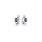 Sunshine Silver Plated Black Faceted Crystal Earrings PEN0955MCLMTLUNOde50PEN0955MCLMTL