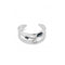 Sunshine Silver Plated Rigid Grey White Pink Faceted Crystal Bangle PUL2441MCLMTLUNOde50PUL2441MCLMTL