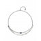 Sunshine Silver Plated Rigid Grey White Pink Faceted Crystal Necklace COL1927MCLMTLUNOde50COL1927MCLMTL