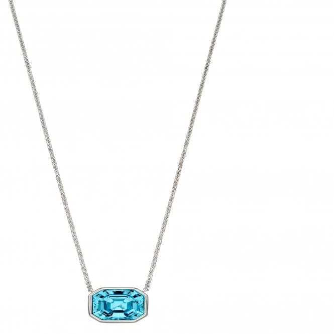 Swarovski Aquamarine Asscher Cut Necklace N4358TBeginningsN4358T