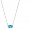Swarovski Aquamarine Asscher Cut Necklace N4358TBeginningsN4358T